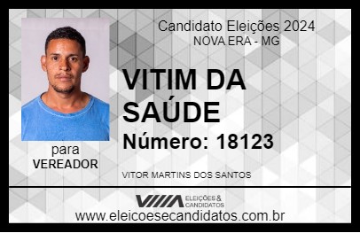 Candidato VITIM DA SAÚDE 2024 - NOVA ERA - Eleições