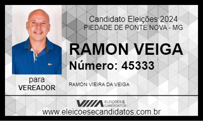 Candidato RAMON VEIGA 2024 - PIEDADE DE PONTE NOVA - Eleições