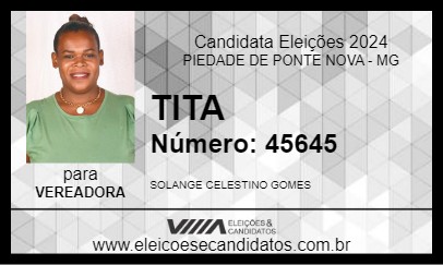 Candidato TITA 2024 - PIEDADE DE PONTE NOVA - Eleições