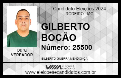 Candidato GILBERTO BOCÃO 2024 - RODEIRO - Eleições