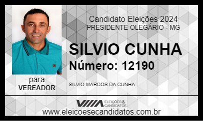 Candidato SILVIO CUNHA 2024 - PRESIDENTE OLEGÁRIO - Eleições