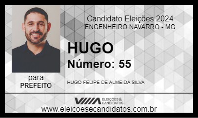 Candidato HUGO 2024 - ENGENHEIRO NAVARRO - Eleições