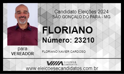 Candidato FLORIANO 2024 - SÃO GONÇALO DO PARÁ - Eleições