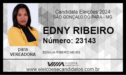 Candidato EDNY RIBEIRO 2024 - SÃO GONÇALO DO PARÁ - Eleições