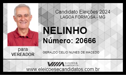 Candidato NELINHO 2024 - LAGOA FORMOSA - Eleições