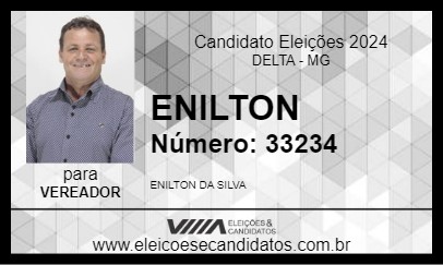 Candidato ENILTON 2024 - DELTA - Eleições