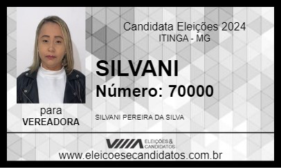 Candidato SILVANI 2024 - ITINGA - Eleições