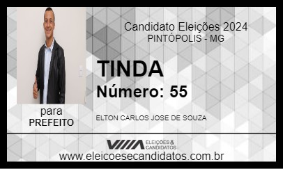 Candidato TINDA 2024 - PINTÓPOLIS - Eleições