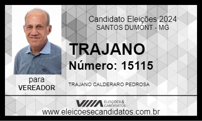 Candidato TRAJANO 2024 - SANTOS DUMONT - Eleições