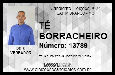 Candidato TÉ BORRACHEIRO 2024 - CAPIM BRANCO - Eleições