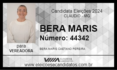 Candidato BERA MARIS  2024 - CLÁUDIO - Eleições