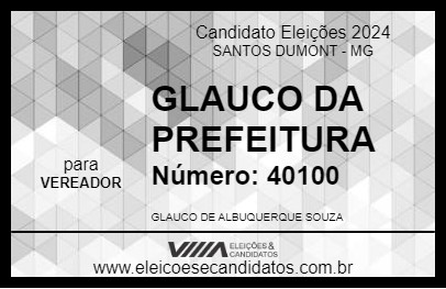 Candidato GLAUCO DO RH 2024 - SANTOS DUMONT - Eleições