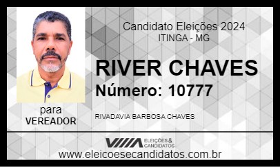 Candidato RIVER CHAVES 2024 - ITINGA - Eleições