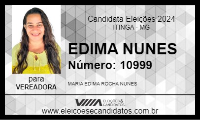 Candidato EDIMA NUNES 2024 - ITINGA - Eleições