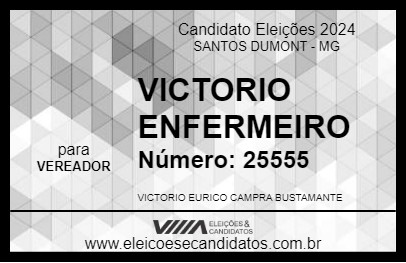 Candidato VICTORIO ENFERMEIRO 2024 - SANTOS DUMONT - Eleições