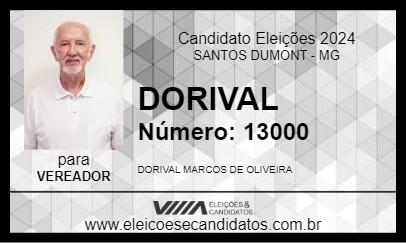 Candidato DORIVAL 2024 - SANTOS DUMONT - Eleições