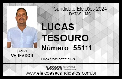 Candidato LUCAS TESOURO 2024 - DATAS - Eleições