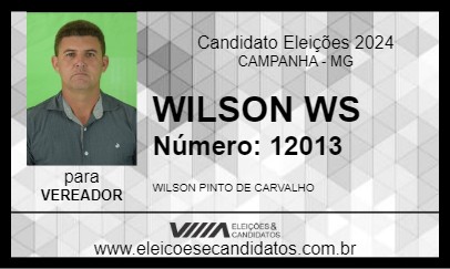 Candidato WILSON WS 2024 - CAMPANHA - Eleições