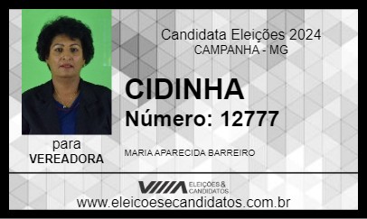 Candidato CIDINHA 2024 - CAMPANHA - Eleições