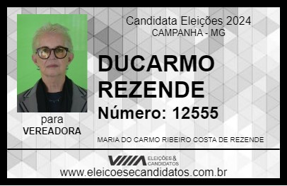 Candidato DUCARMO REZENDE 2024 - CAMPANHA - Eleições