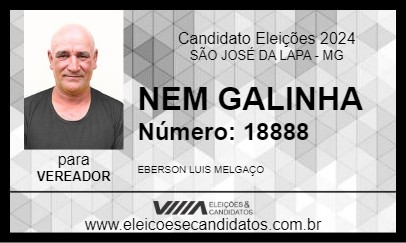 Candidato NEM GALINHA 2024 - SÃO JOSÉ DA LAPA - Eleições