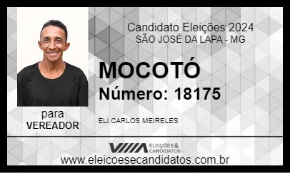 Candidato MOCOTÓ 2024 - SÃO JOSÉ DA LAPA - Eleições