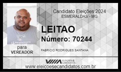 Candidato LEITAO 2024 - ESMERALDAS - Eleições