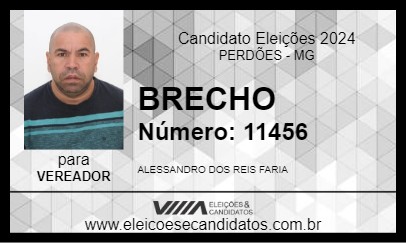 Candidato BRECHO 2024 - PERDÕES - Eleições