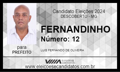 Candidato FERNANDINHO 2024 - DESCOBERTO - Eleições