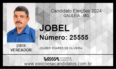 Candidato JOBEL 2024 - GALILÉIA - Eleições