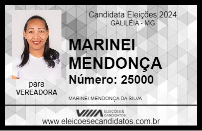 Candidato MARINEI MENDONÇA 2024 - GALILÉIA - Eleições