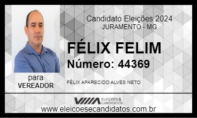 Candidato FÉLIX FELIM 2024 - JURAMENTO - Eleições