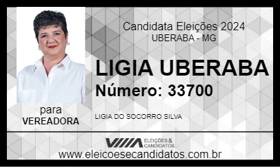 Candidato LIGIA UBERABA 2024 - UBERABA - Eleições