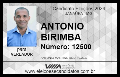 Candidato TONINHO BIRIMBA 2024 - JANAÚBA - Eleições