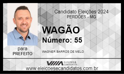 Candidato WAGÃO 2024 - PERDÕES - Eleições