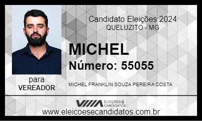 Candidato MICHEL 2024 - QUELUZITO - Eleições