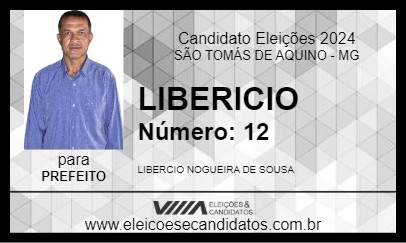 Candidato LIBERCIO 2024 - SÃO TOMÁS DE AQUINO - Eleições