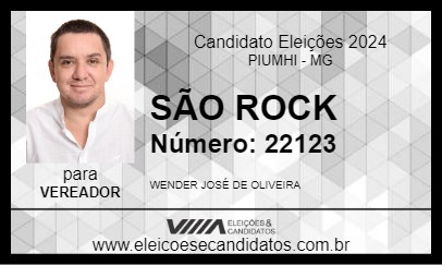 Candidato SÃO ROCK 2024 - PIUMHI - Eleições