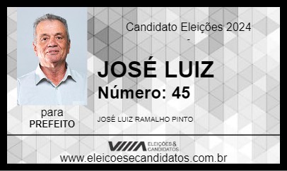 Candidato JOSÉ LUIZ 2024 - QUELUZITO - Eleições