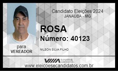 Candidato ROSA 2024 - JANAÚBA - Eleições