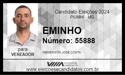 Candidato EMINHO 2024 - PIUMHI - Eleições