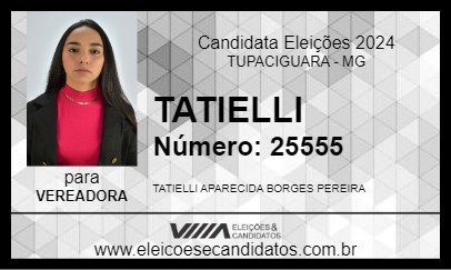 Candidato TATIELLI 2024 - TUPACIGUARA - Eleições