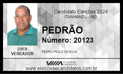 Candidato PEDRÃO 2024 - ITANHANDU - Eleições