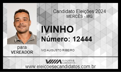 Candidato IVINHO 2024 - MERCÊS - Eleições