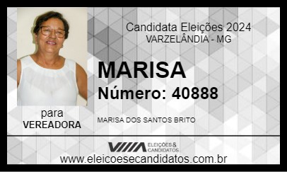 Candidato MARISA 2024 - VARZELÂNDIA - Eleições