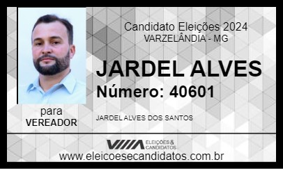 Candidato JARDEL ALVES 2024 - VARZELÂNDIA - Eleições