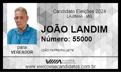 Candidato JOÃO LANDIM 2024 - LAJINHA - Eleições