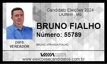 Candidato BRUNO FIALHO 2024 - LAJINHA - Eleições