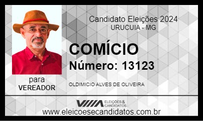 Candidato COMÍCIO 2024 - URUCUIA - Eleições