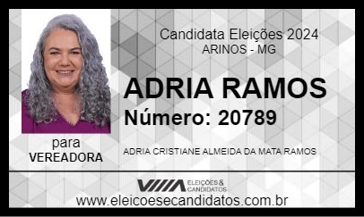 Candidato ADRIA RAMOS 2024 - ARINOS - Eleições